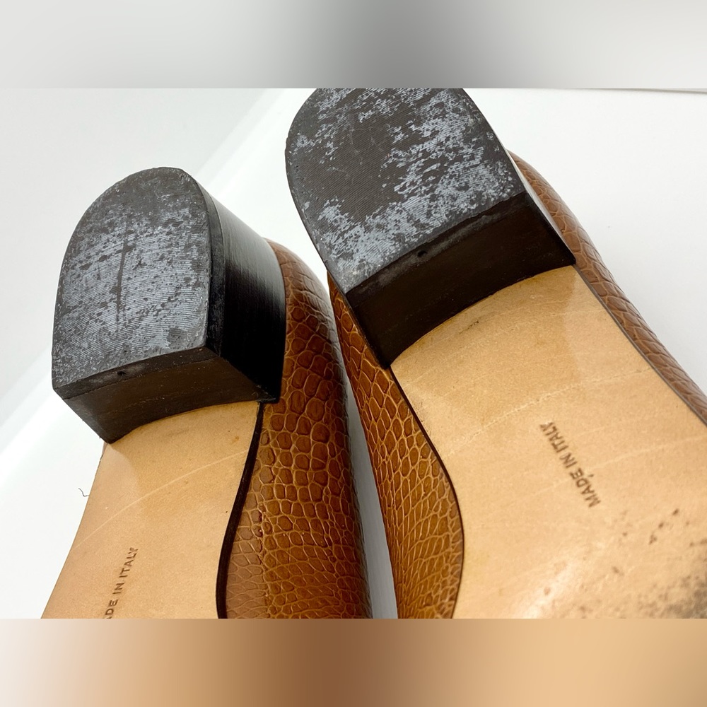 Salvatore Ferragamo Vara bow brown pump shoes - Picture 9 of 11
